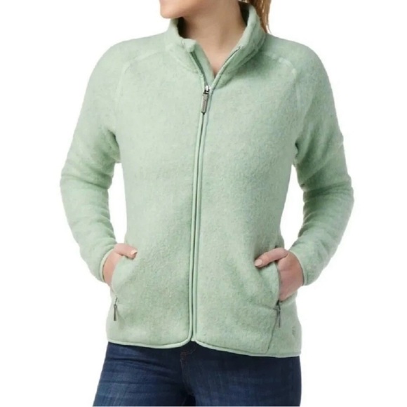 Smartwool Jackets & Blazers - Smartwool Hudson‎ Trail Fleece Full Zip Jacket Women's XS Light Jade Wool Blend